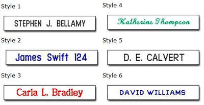 Woven Sew-On Name Labels